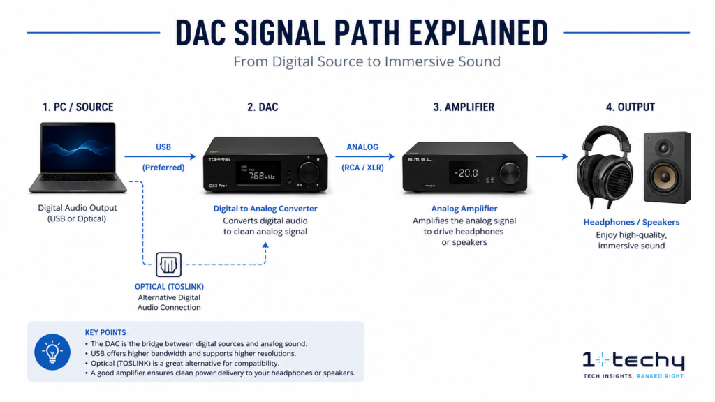 DAC Buying Guide: The 3 Decisions That Actually Matter - DAC Signal Path Explained